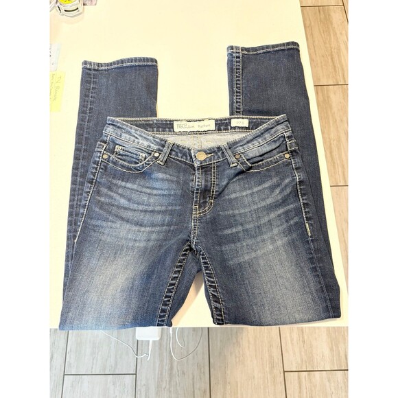 BKE Payton Straight Leg Jeans Medium Wash Denim Size 27s. - Picture 1 of 4
